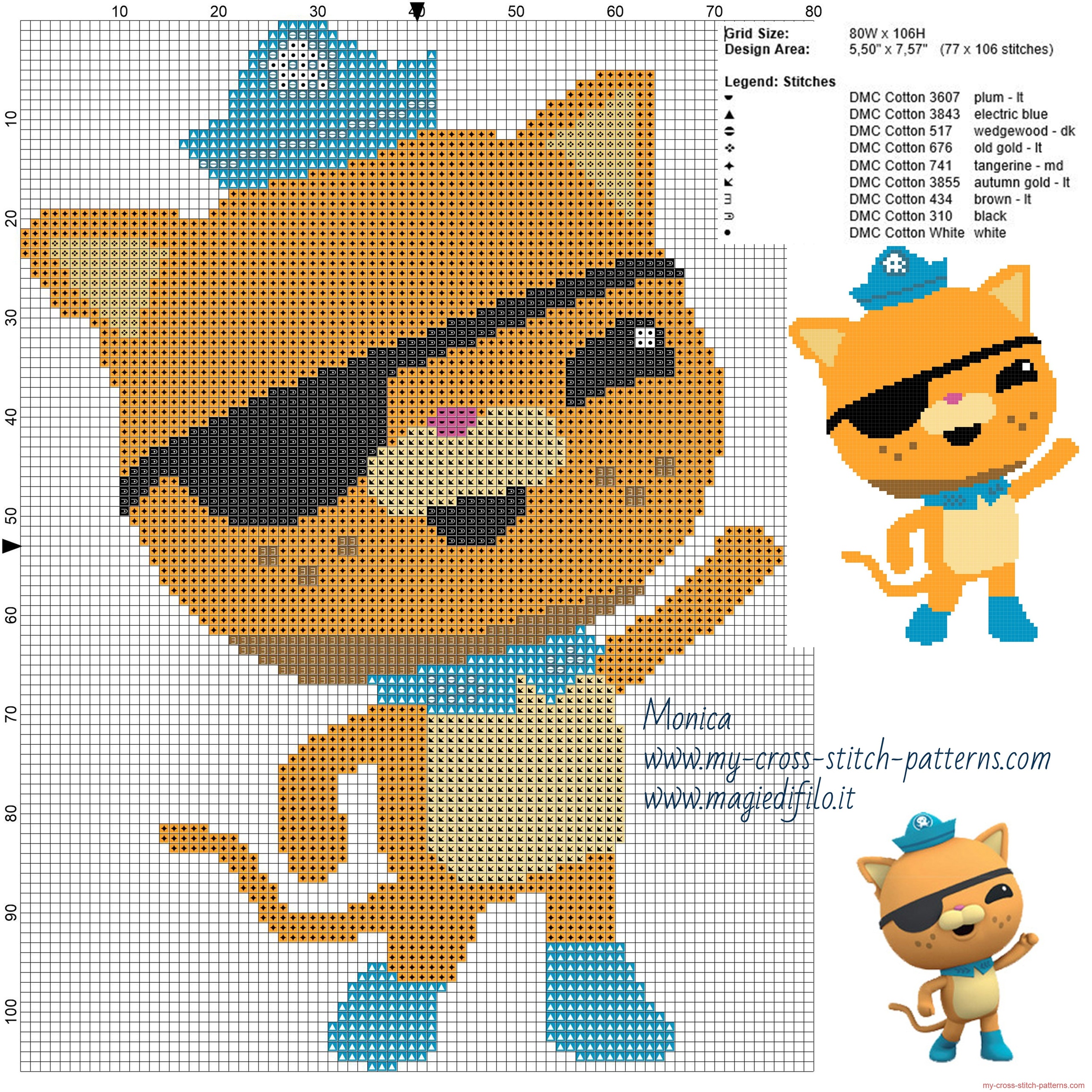 lieutenant_kwazii_octonauts_cross_stitch_pattern_