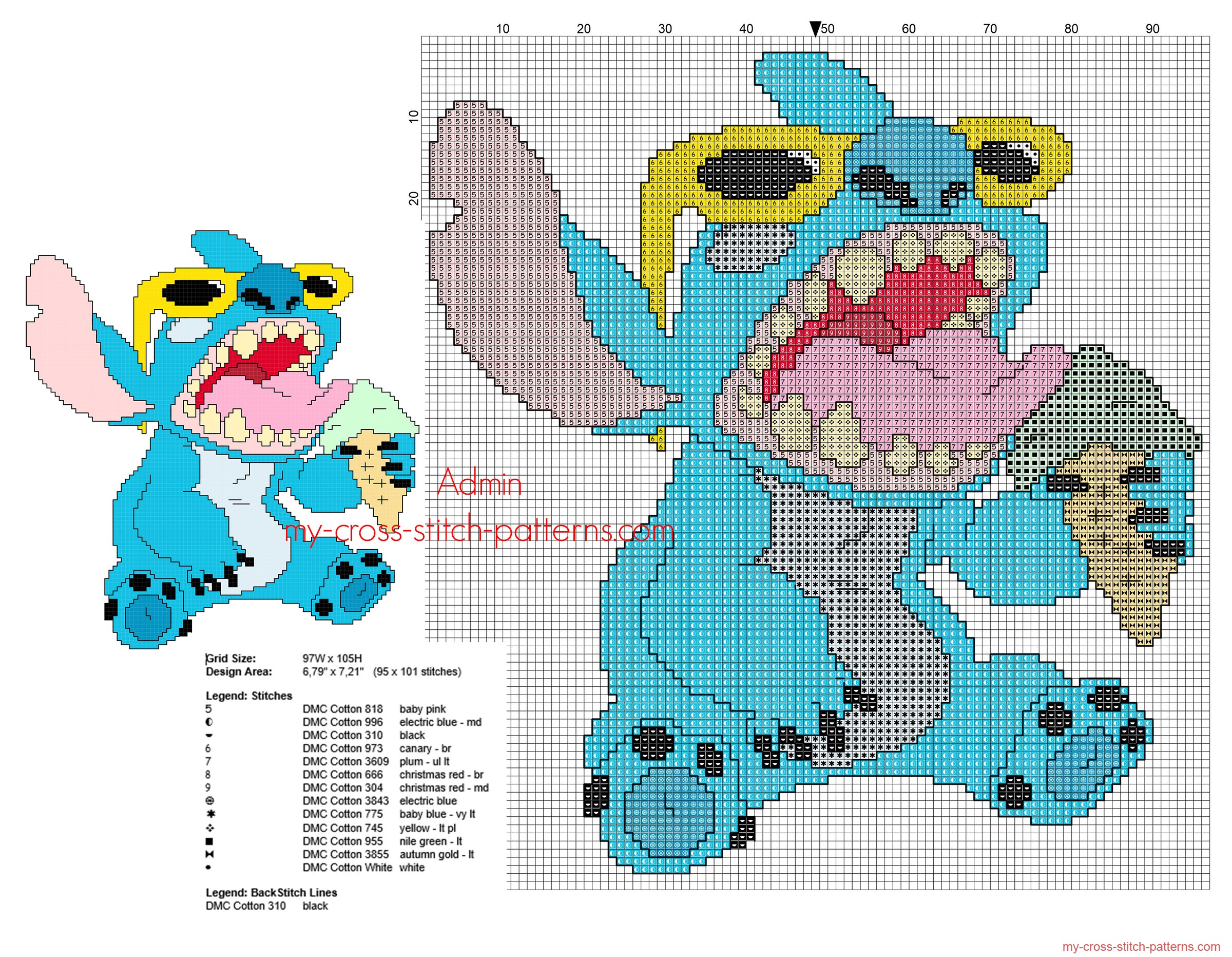 lilo__stitch_cross_stitch_pattern_lilo_eating_an_ice_cream