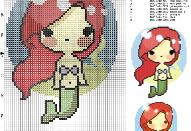 little_ariel_cross_stitch_pattern_