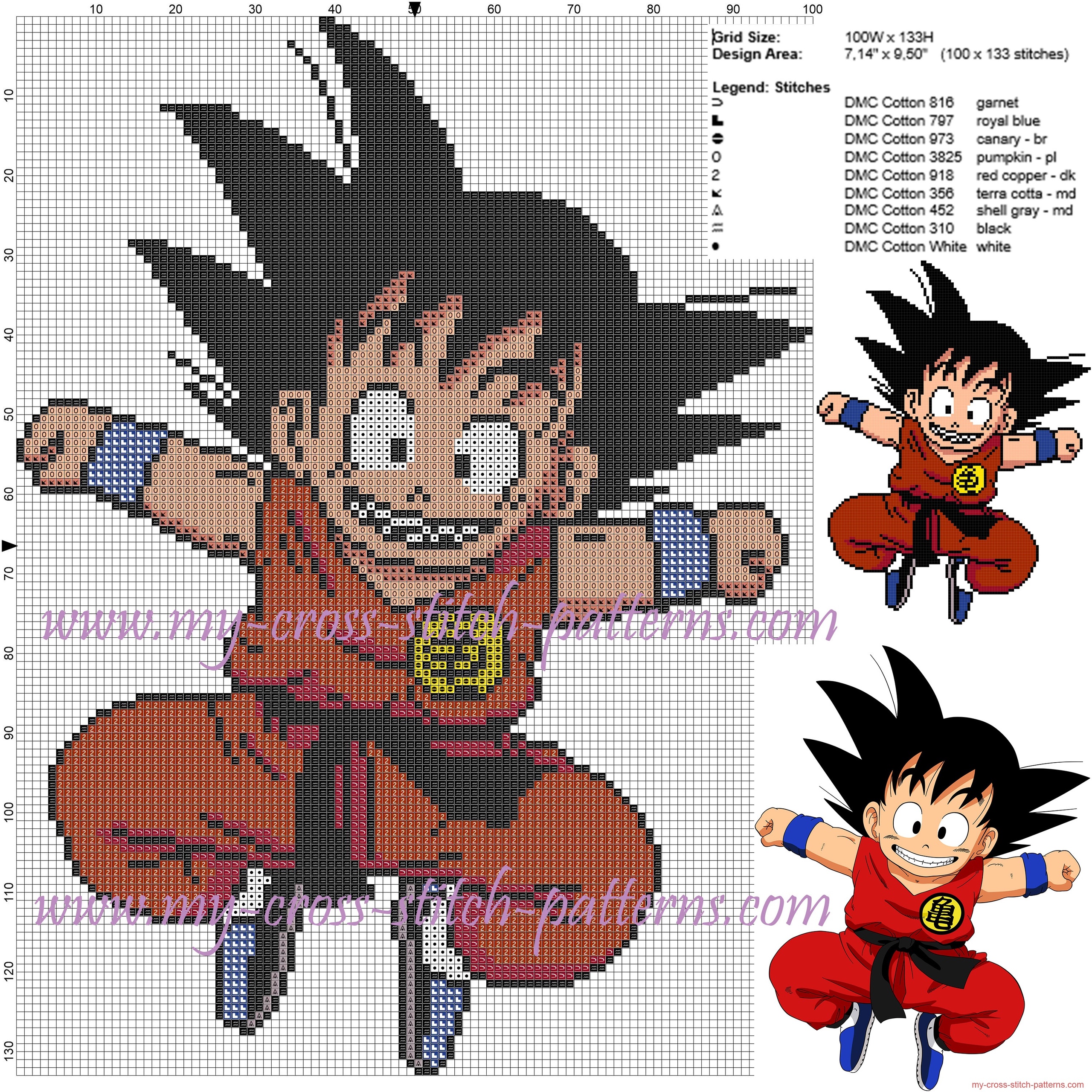 little_goku_cross_stitch_pattern_