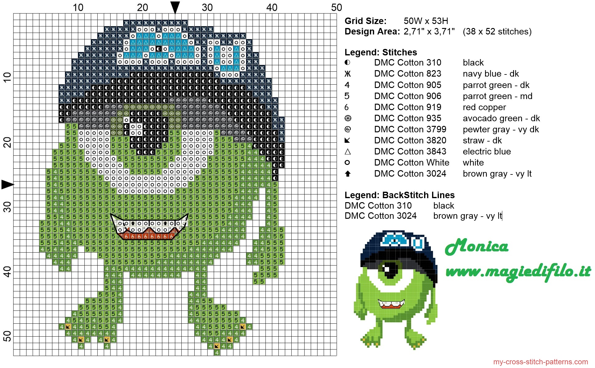 little_mike_wazowski_cross_stitch_pattern_