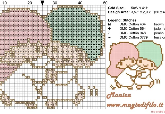 little_twin_star_2_cross_stitch_pattern