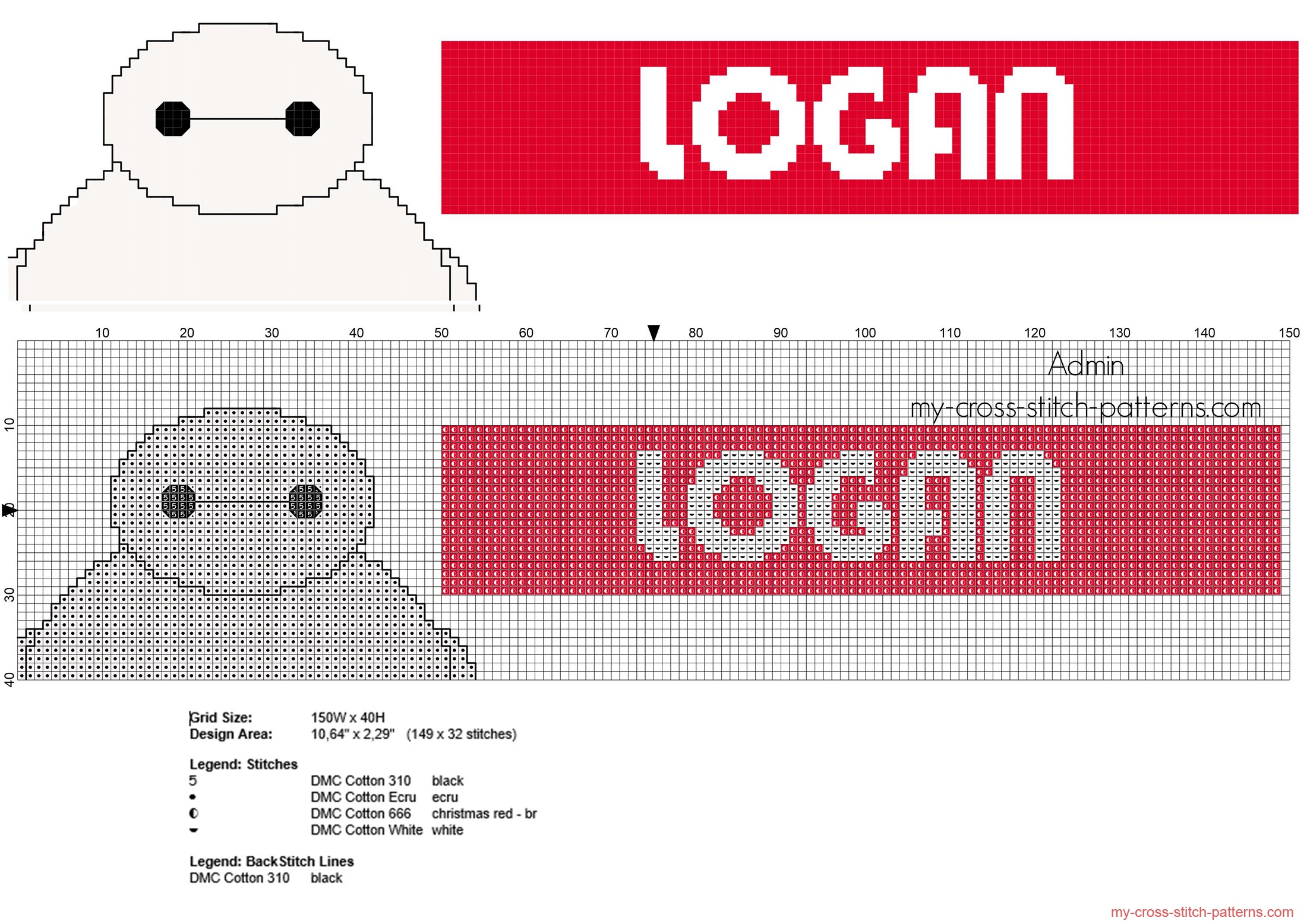 logan_cross_stitch_baby_name_with_disney_big_hero_6_baymax