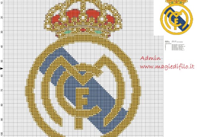 logo_real_madrid_cross_stitch_pattern