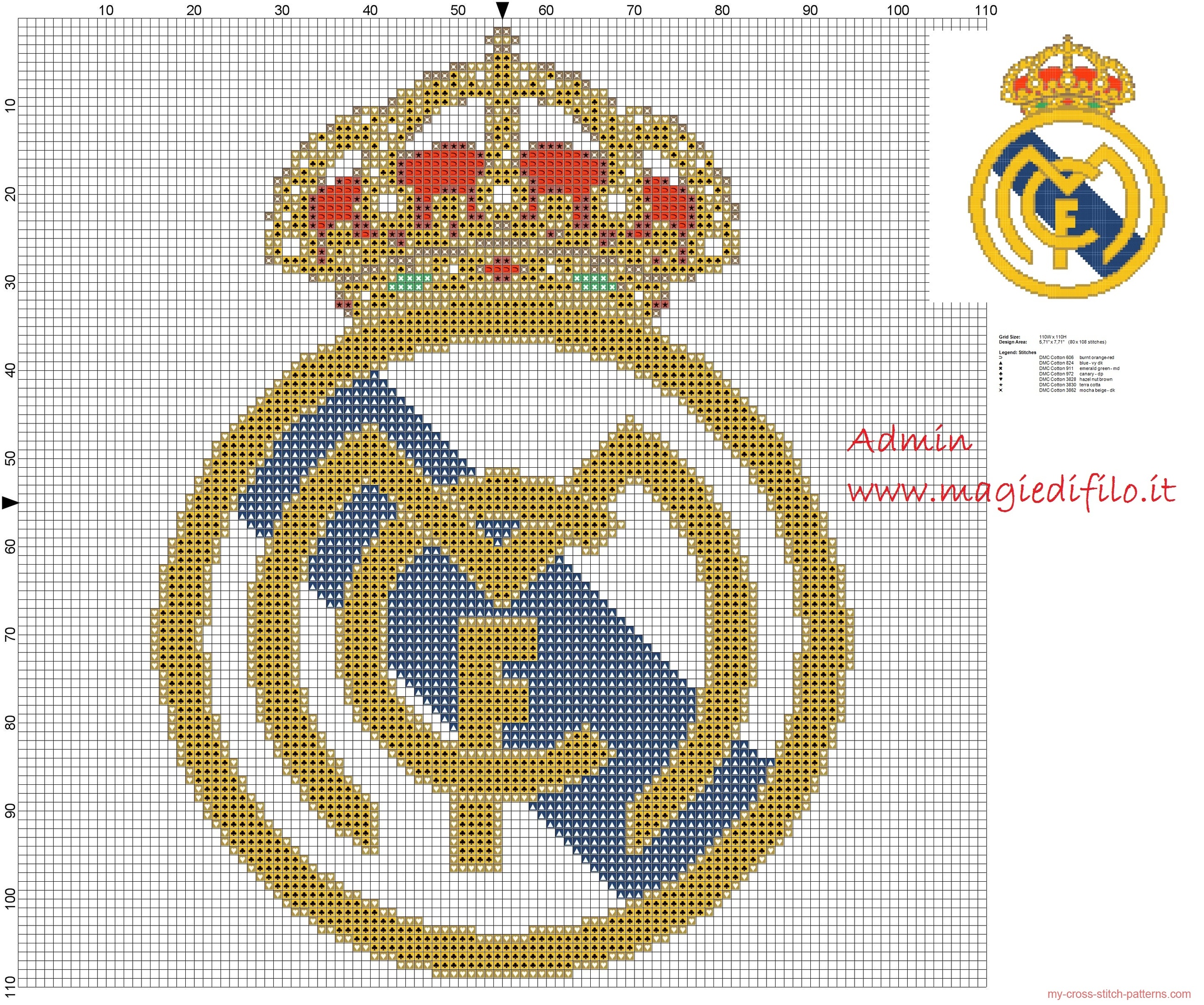 logo_real_madrid_cross_stitch_pattern