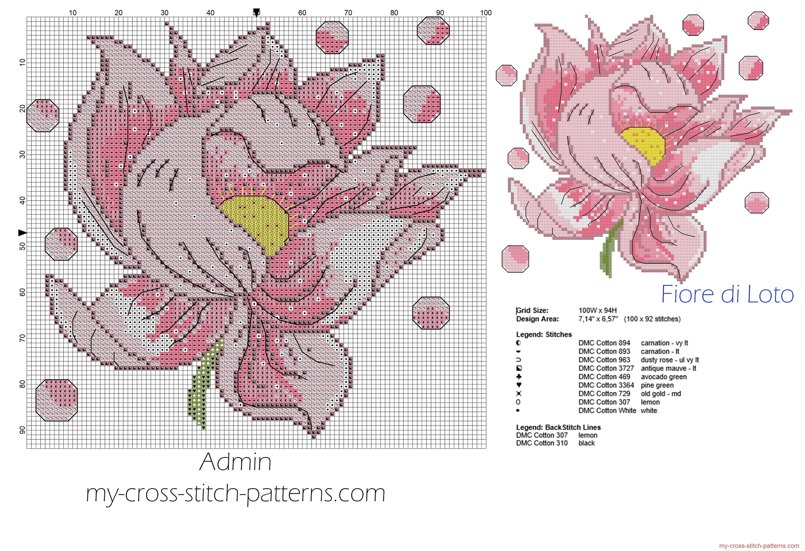lotus_flower_cross_stitch_pattern_100_x_92_stitches