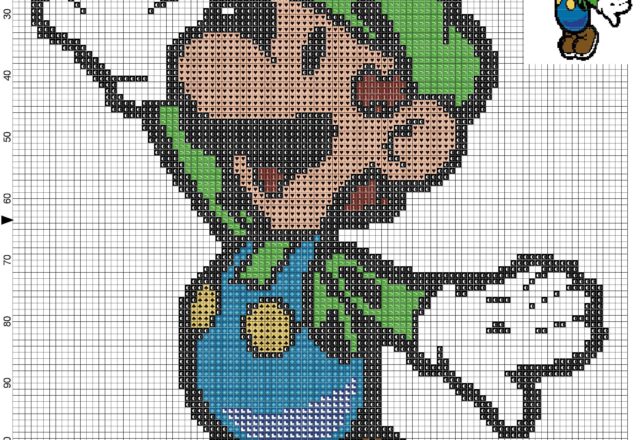 luigi_cross_stitch_pattern