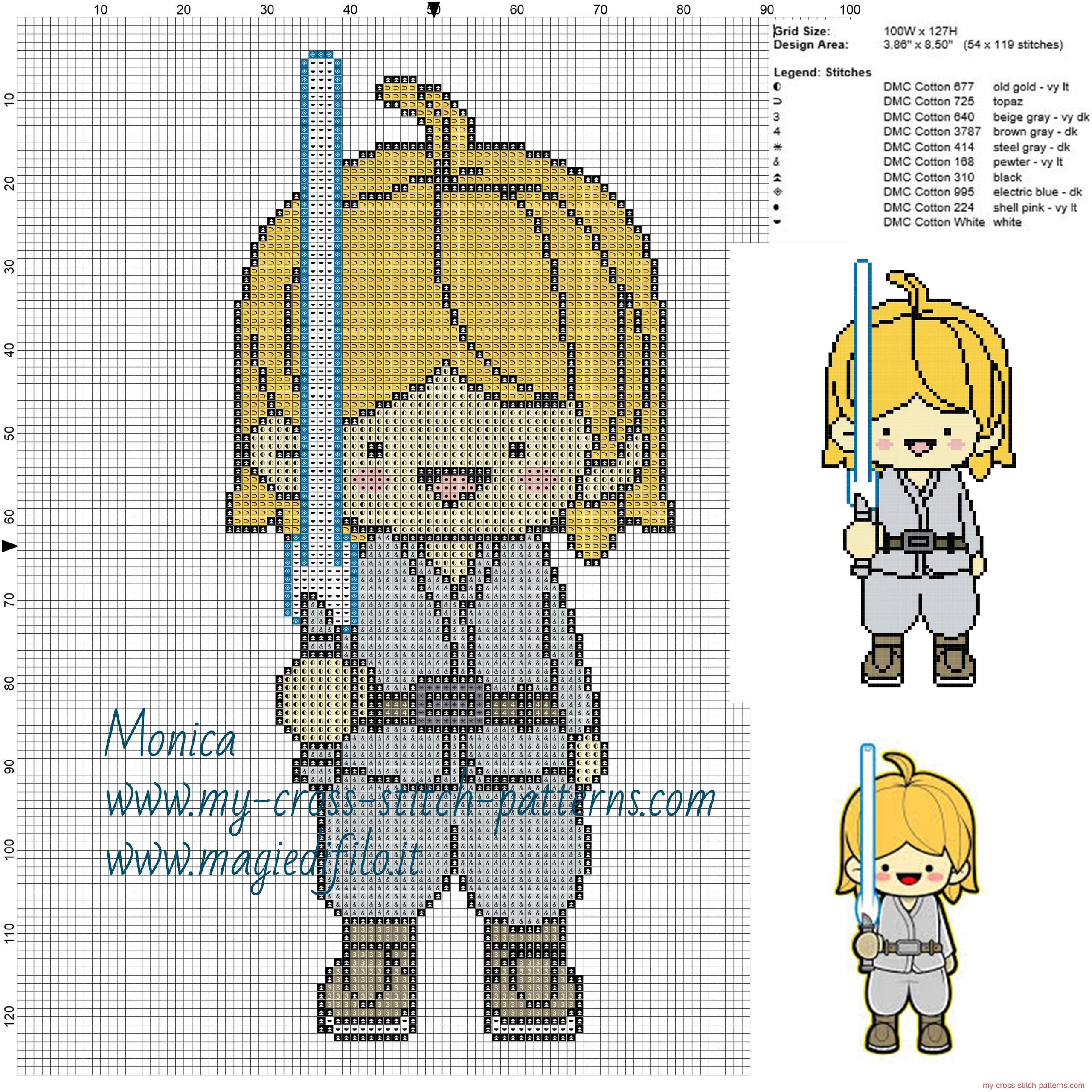 luke_skywalker_star_wars_cross_stitch_pattern_