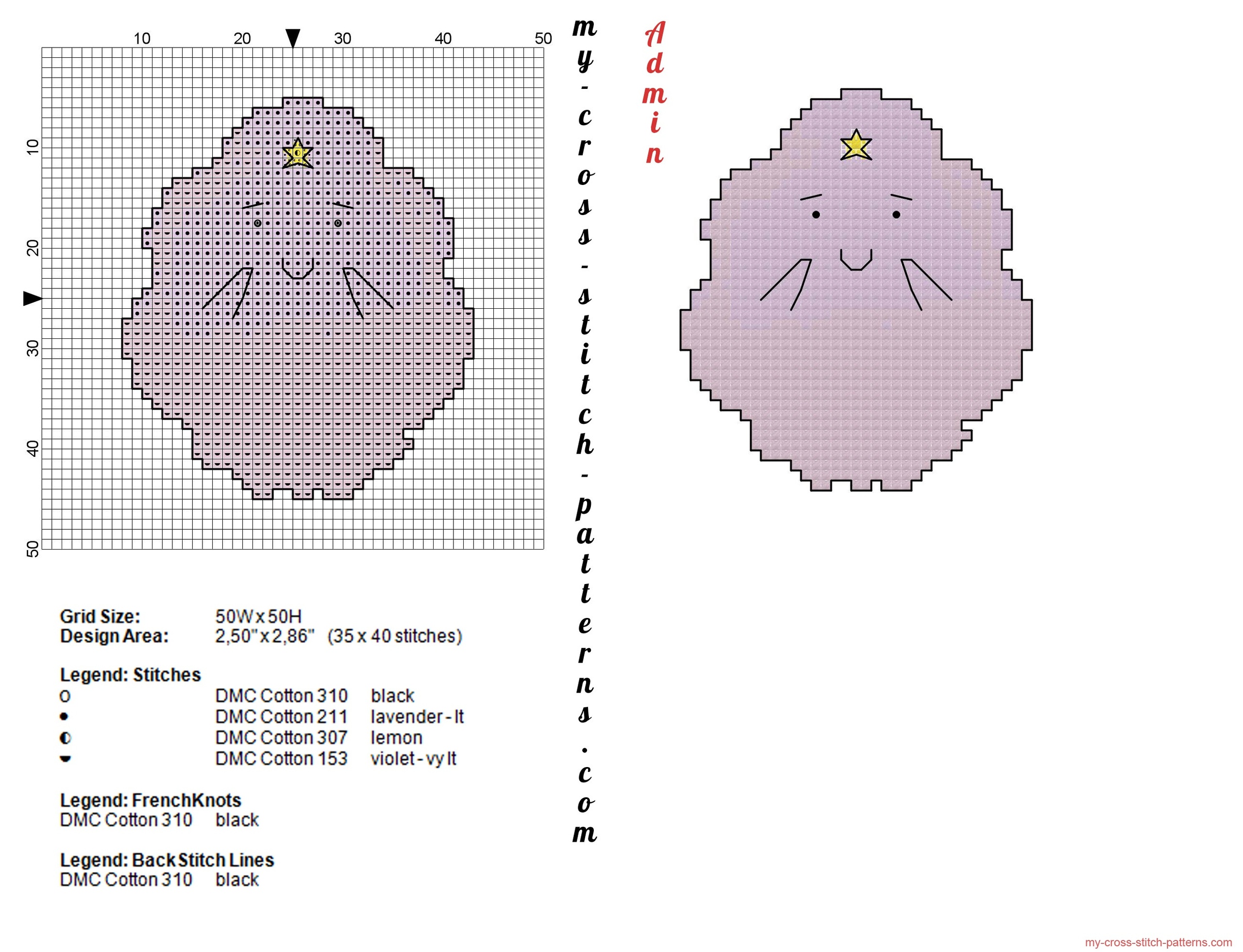 lumpy_space_princess_adventure_time_cross_stitch_pattern