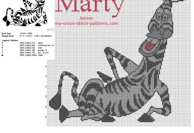marty_the_zebra_madagascar_character_free_cross_stitch_pattern_home_pillow_idea