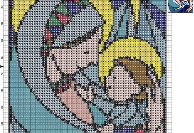 mary_and_jesus_cross_stitch_pattern