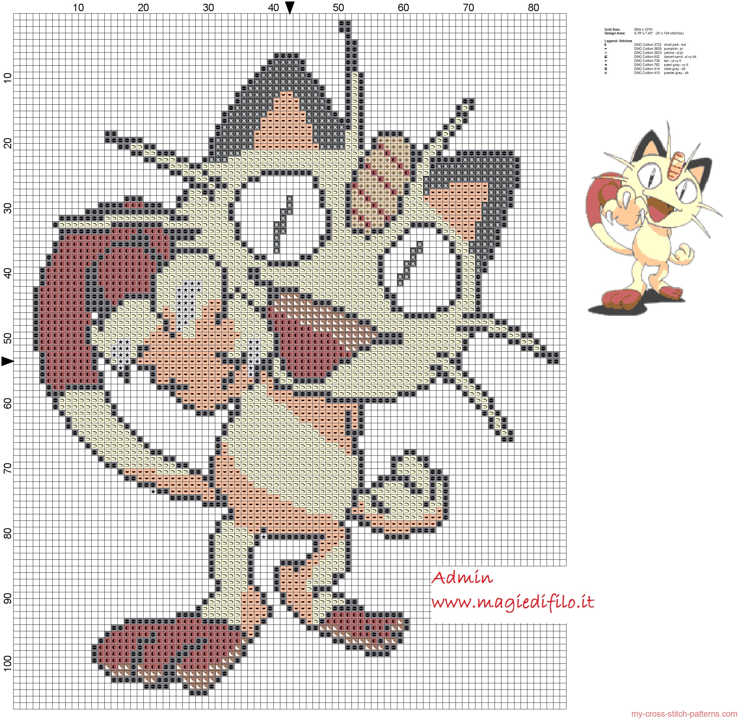 meowth_pokemon_052_cross_stitch_pattern_free