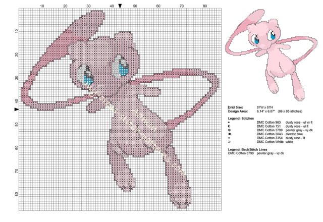 mew_legendary_pokemon_151_free_cross_stitch_pattern