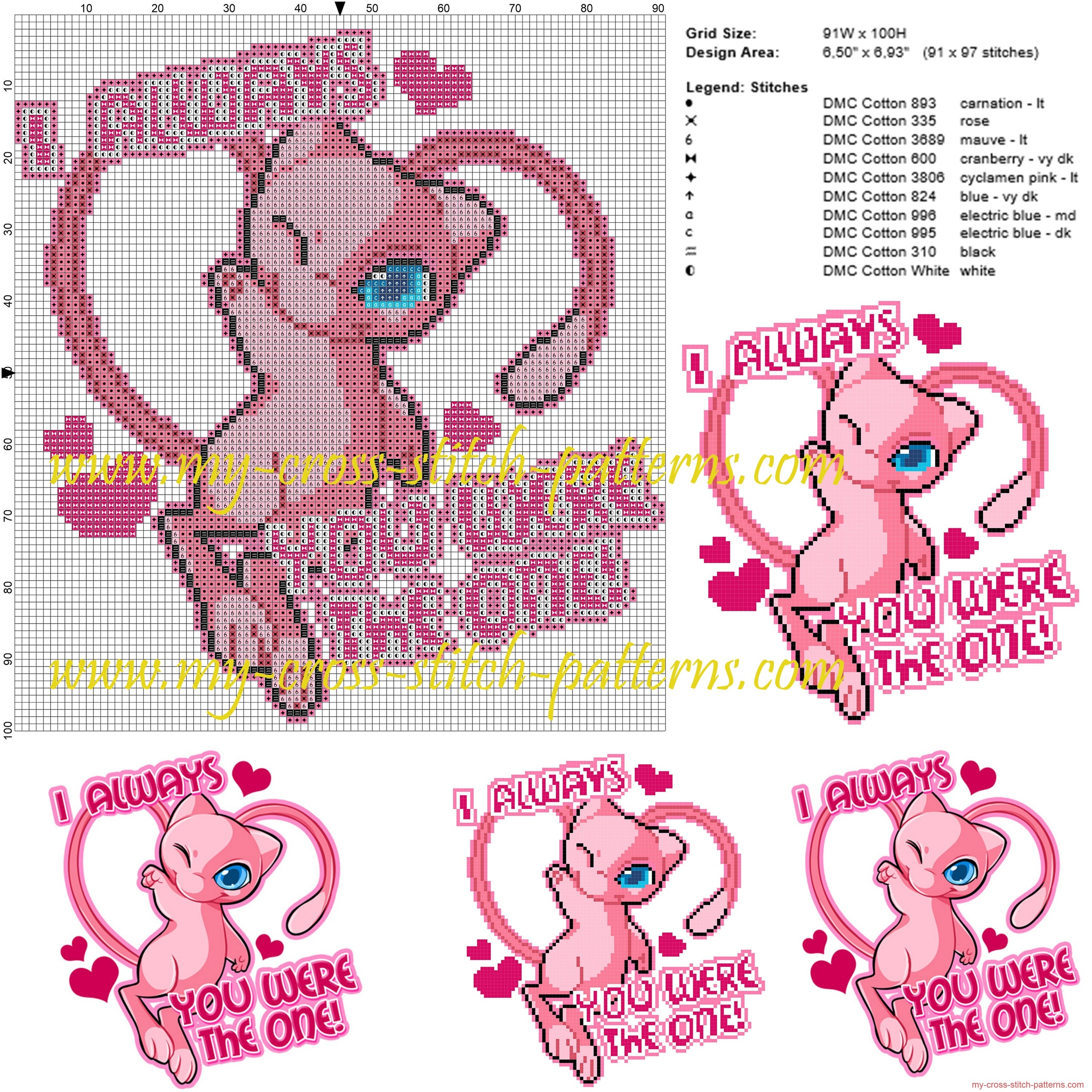 mew_pokemon_cross_stitch_pattern_