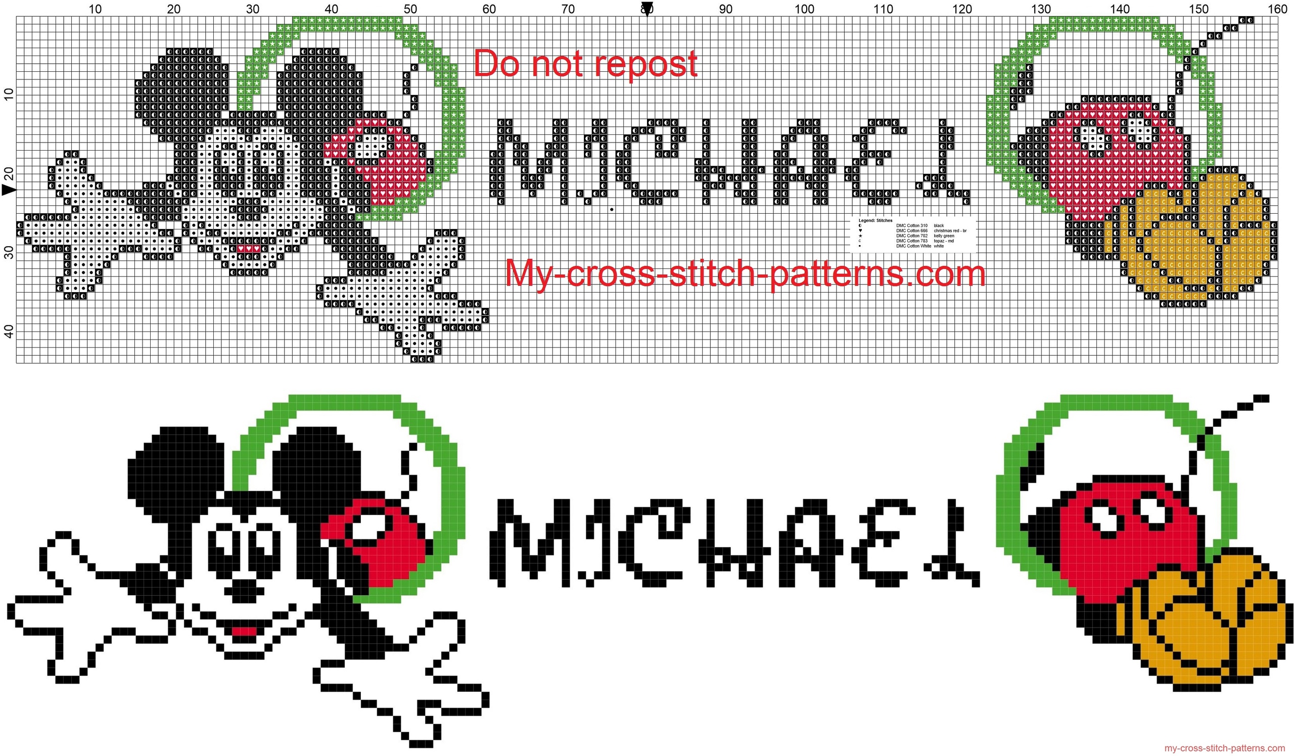 michael_name_whit_mickey_mouse_cross_stitch_patterns_free