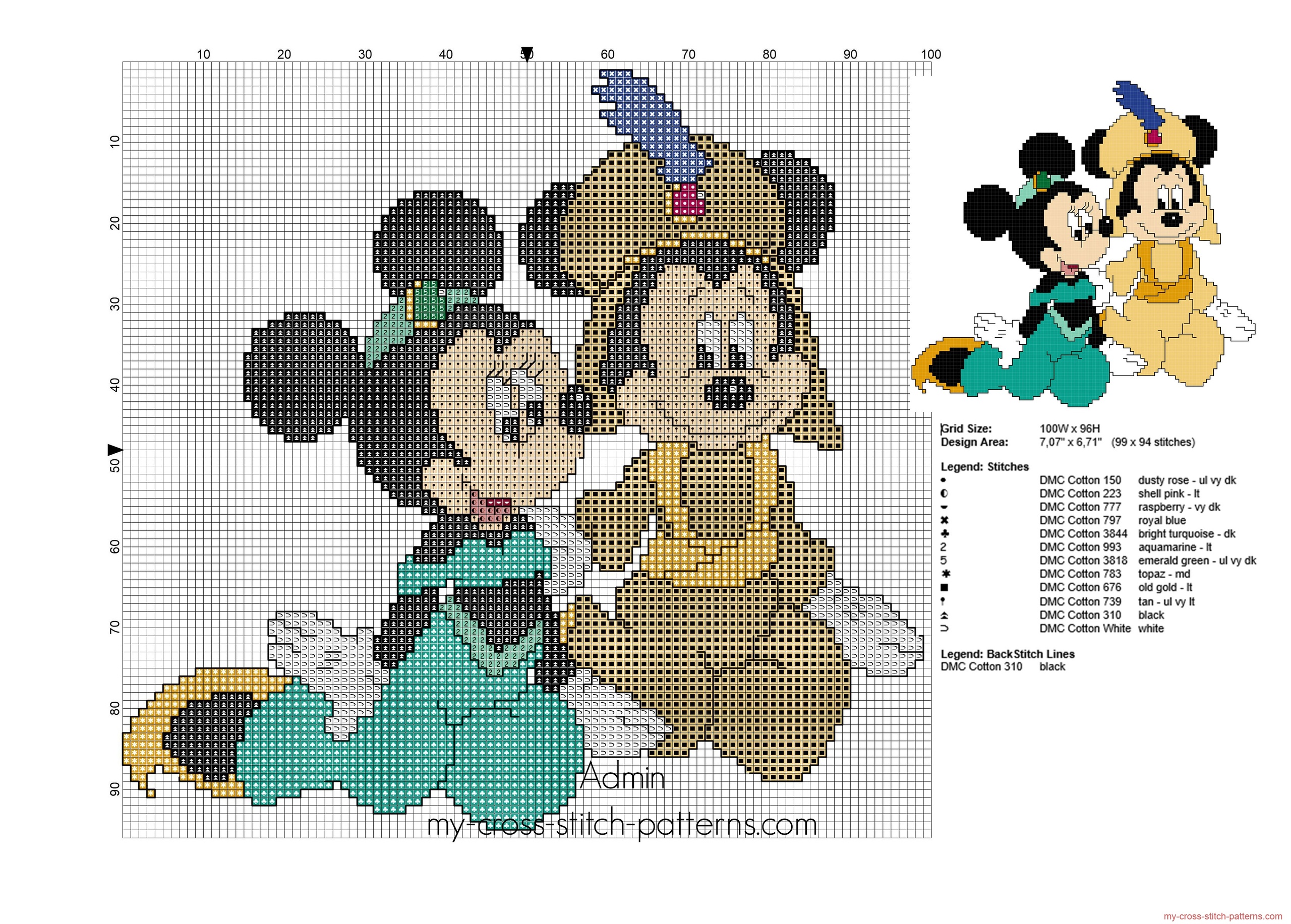 mickey_and_minnie_mouse_as_jasmine_and_aladdin_cross_stitch_pattern