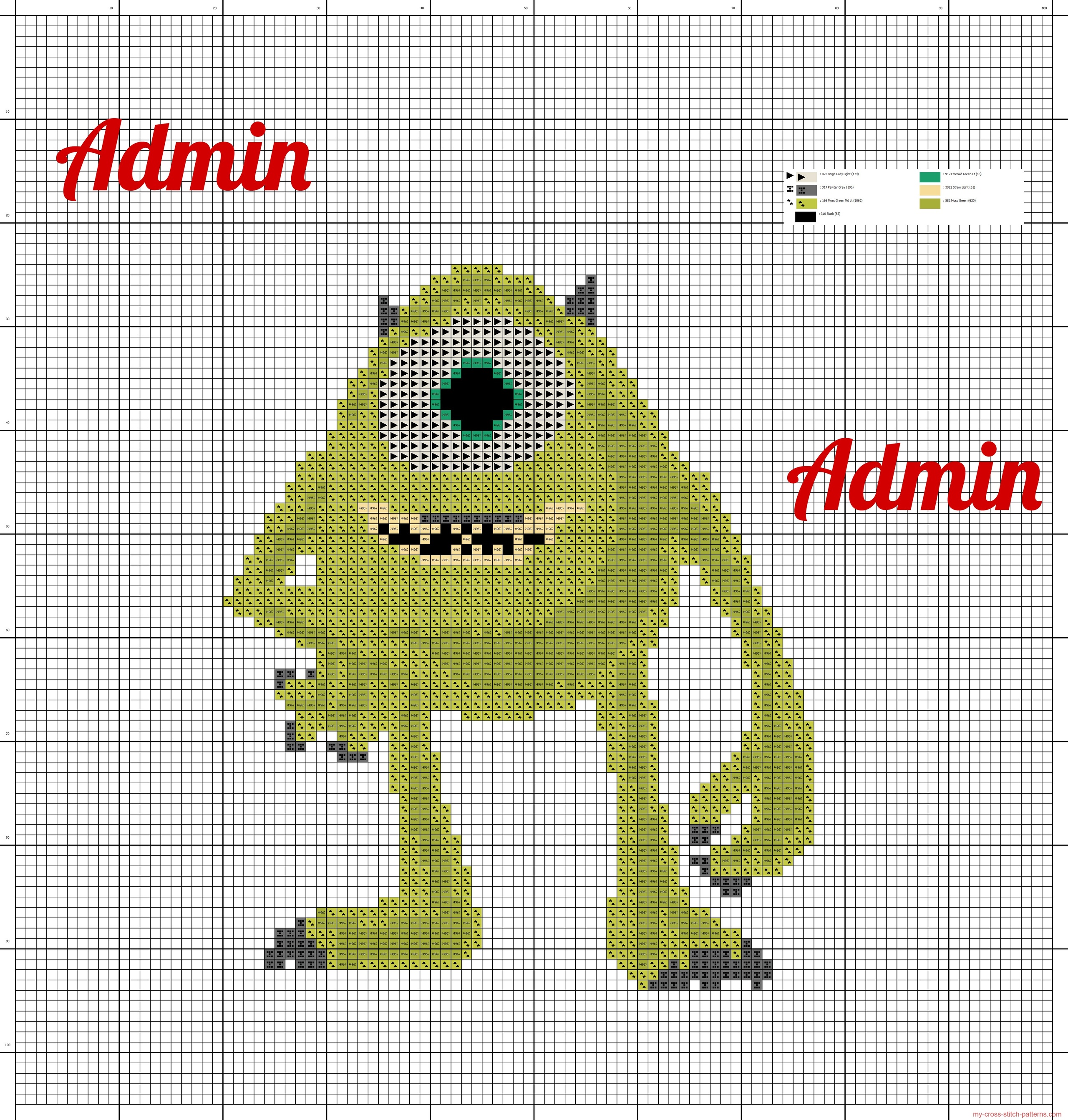 mike_monsters_university_cross_stitch_pattern_free