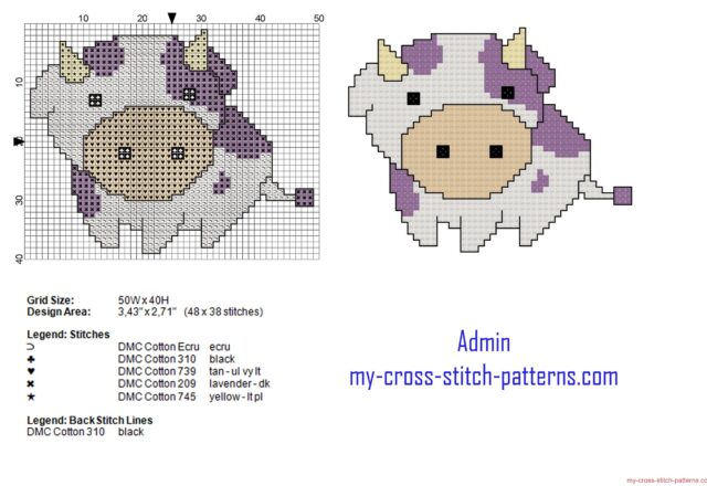 milka_chocolate_baby_cow_small_cross_stitch_pattern