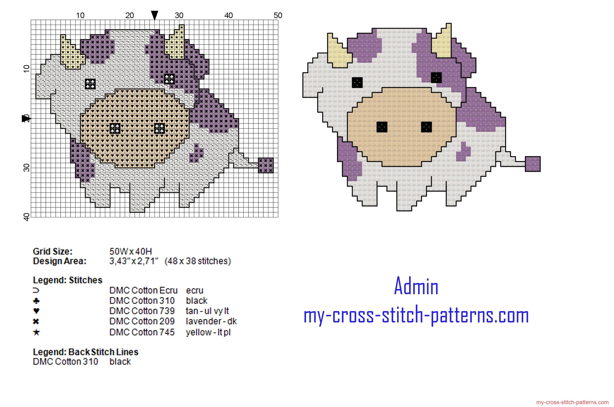 milka_chocolate_baby_cow_small_cross_stitch_pattern