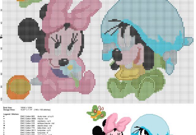 minnie_and_goofy_cross_stitch_pattern_