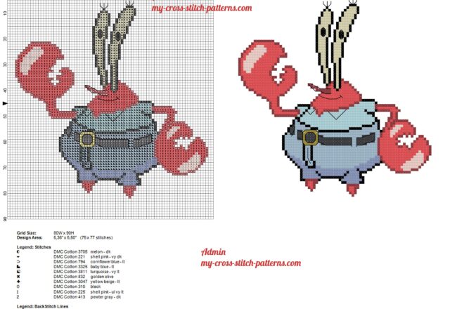mr__krabs_from_spongebob_cross_stitch_pattern