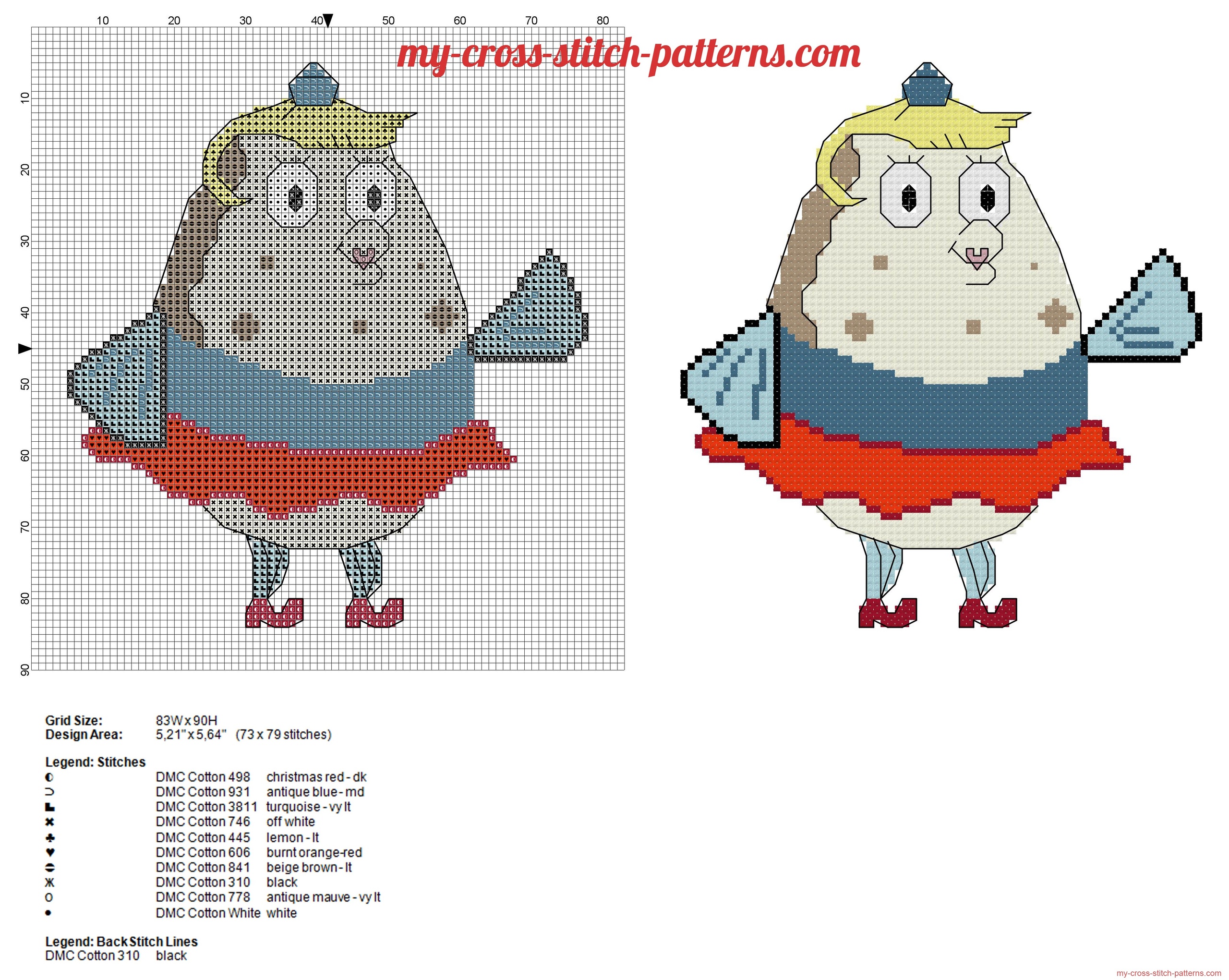mrs__poppy_puff_spongebob_character_cross_stitch_pattern