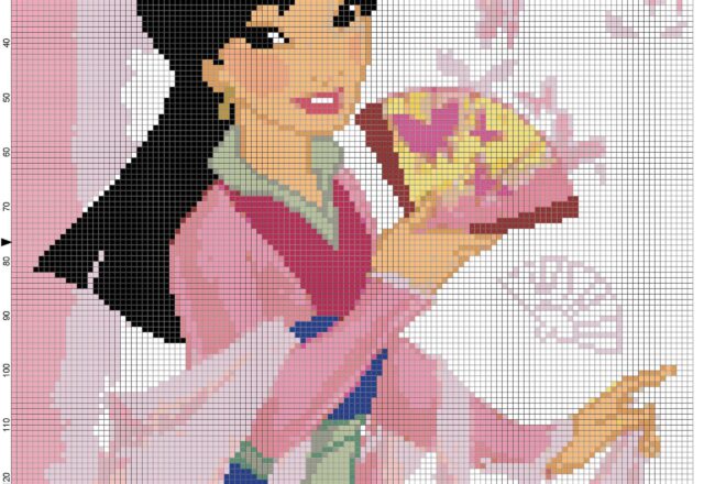 mulan_cross_stitch_pattern