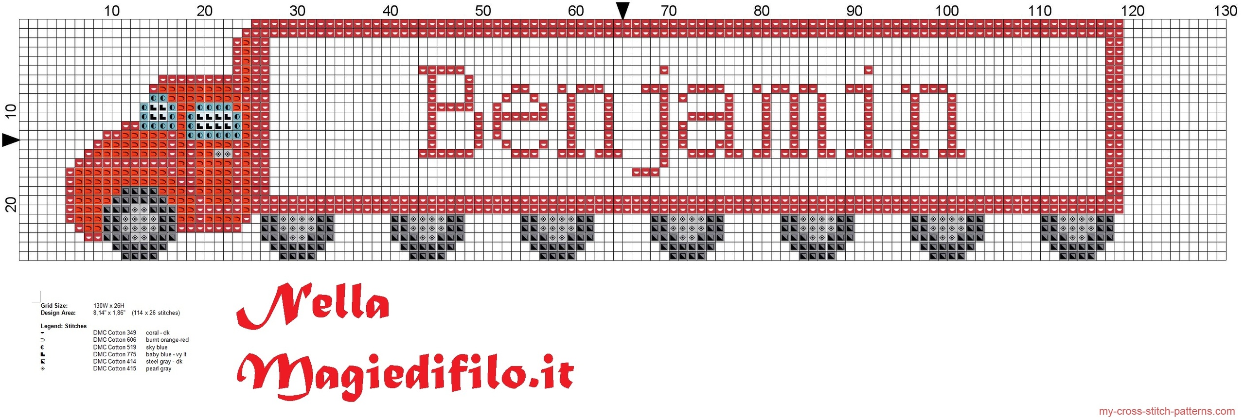 name_benjamin_with_truck_cross_stitch_pattern