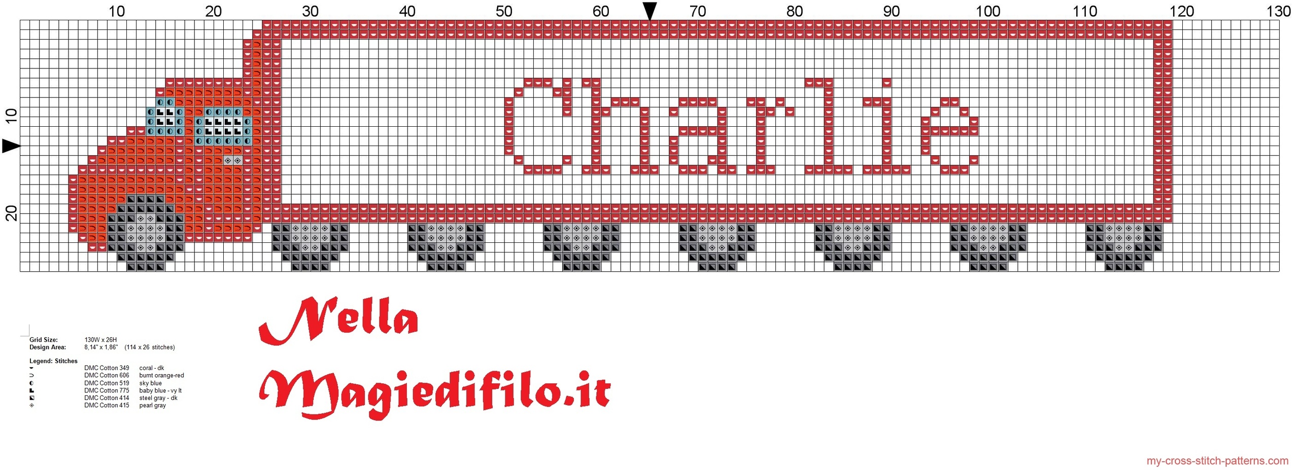 name_charlie_with_truck_cross_stitch_pattern_