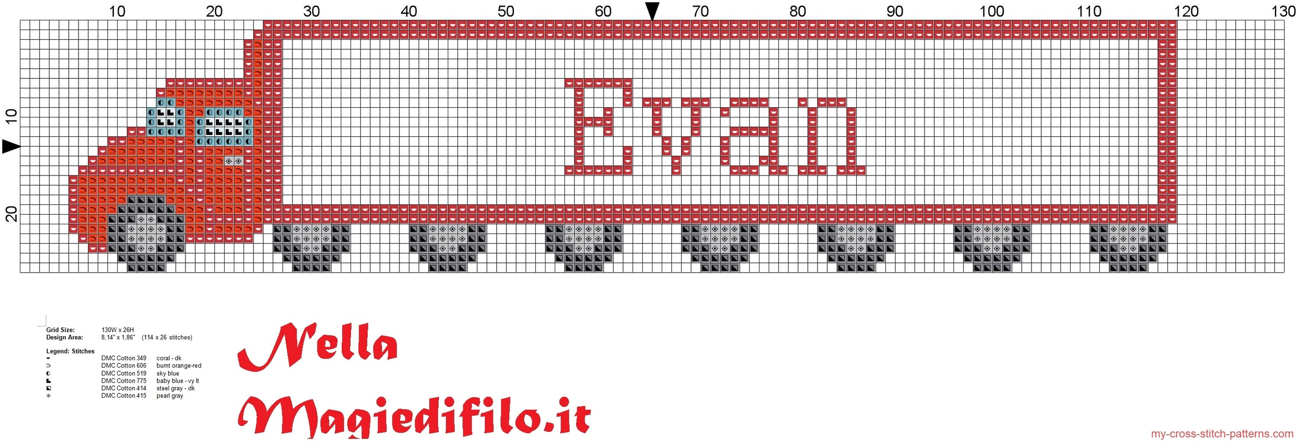 name_evan_with_truck_cross_stitch_pattern_