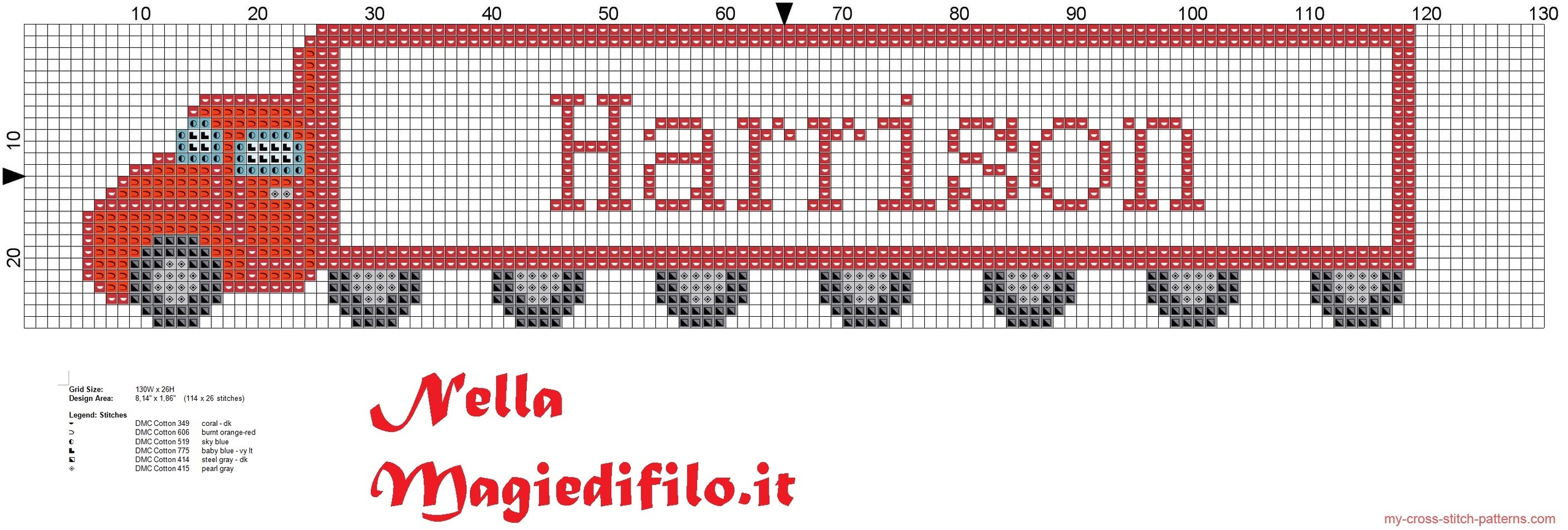 name_harrison_with_truck_cross_stitch_pattern_