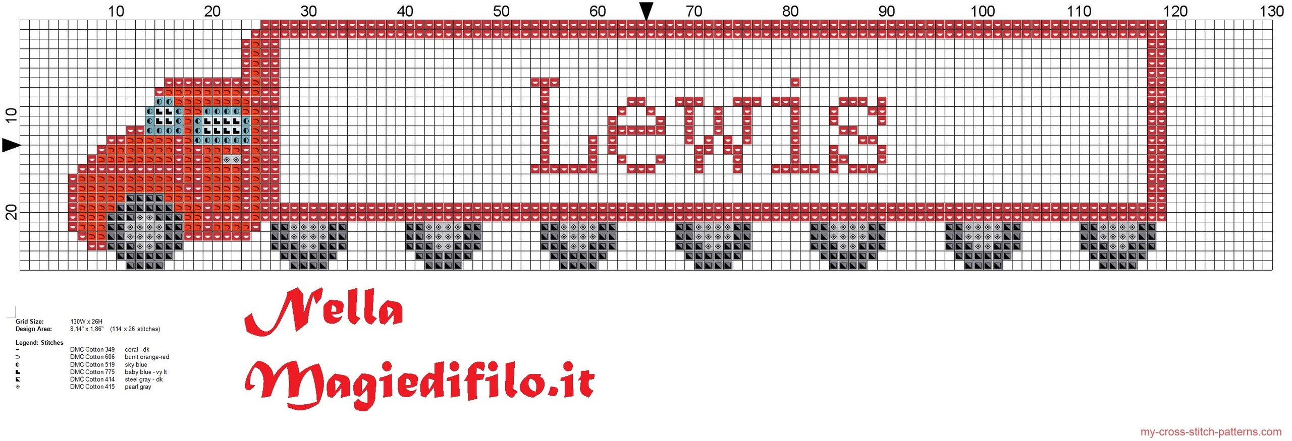 name_lewis_with_truck_cross_stitch_pattern_