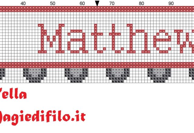 name_matthew_with_truck_cross_stitch_pattern_