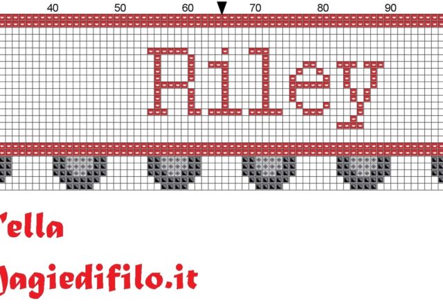 name_riley_with_truck_cross_stitch_pattern_