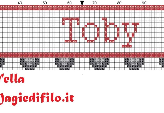 name_toby_with_truck_cross_stitch_pattern_