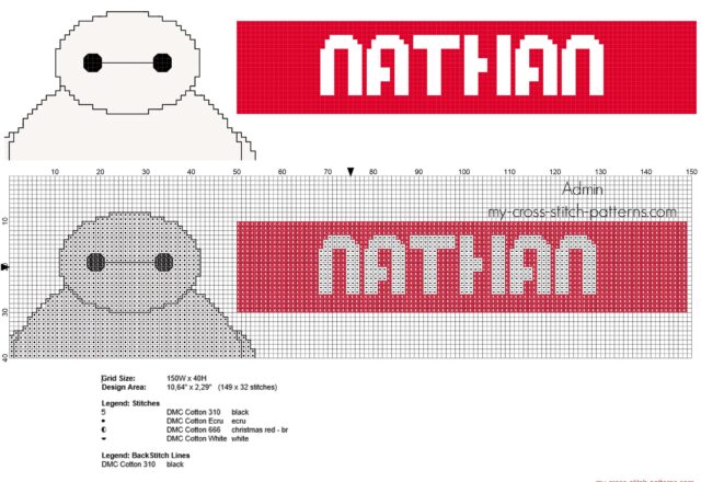 nathan_cross_stitch_baby_name_with_disney_big_hero_6_baymax