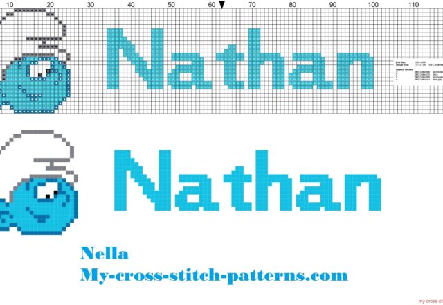 nathan_name_with_baby_smurf