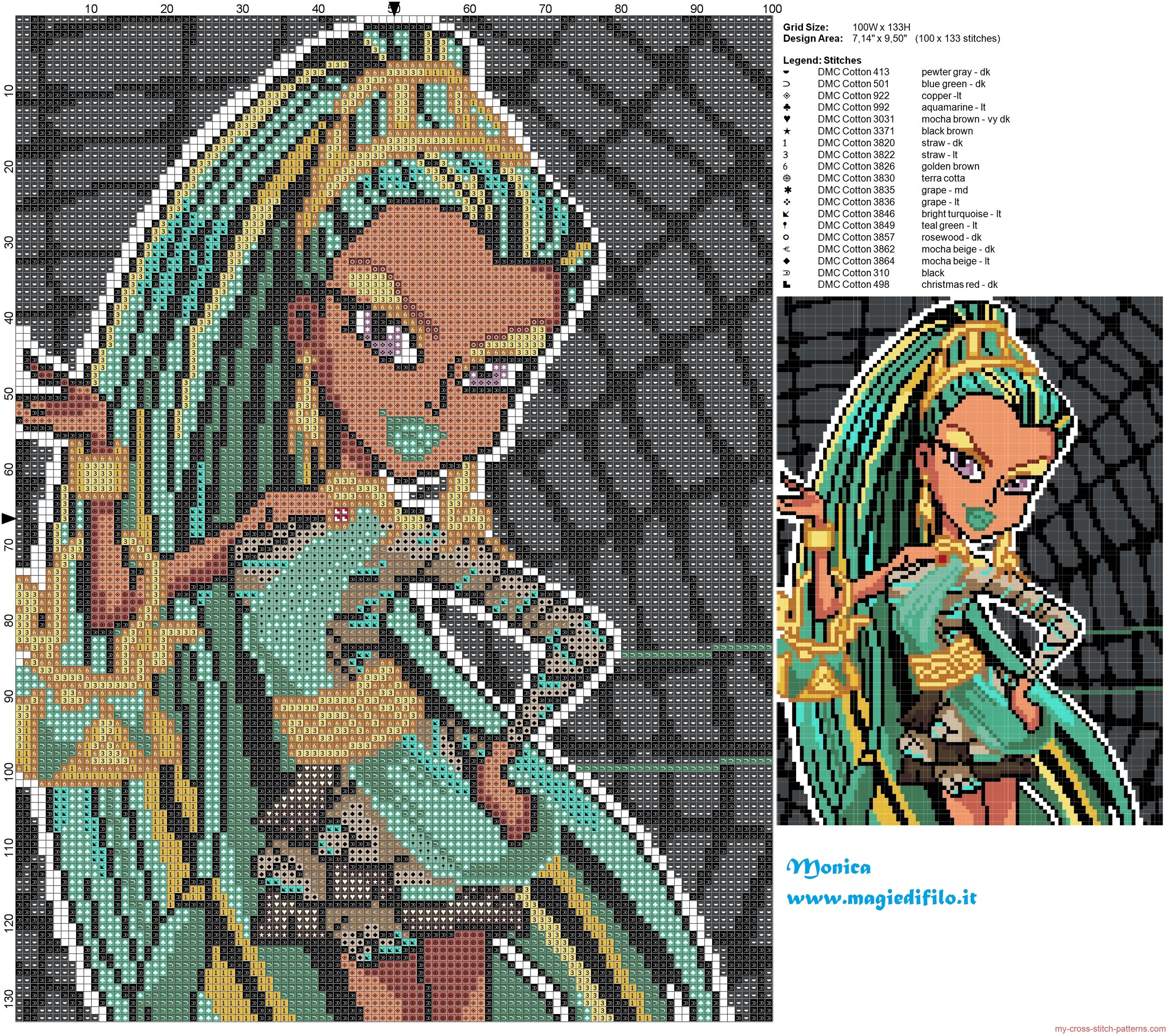 nefera_de_nile_monster_high_cross_stitch_pattern