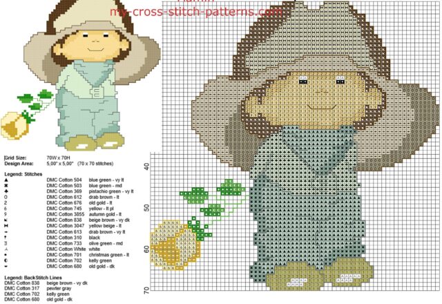 neghinita_romanian_baby_fable_character_small_size_with_backstitch_use_70_x_70_stitches
