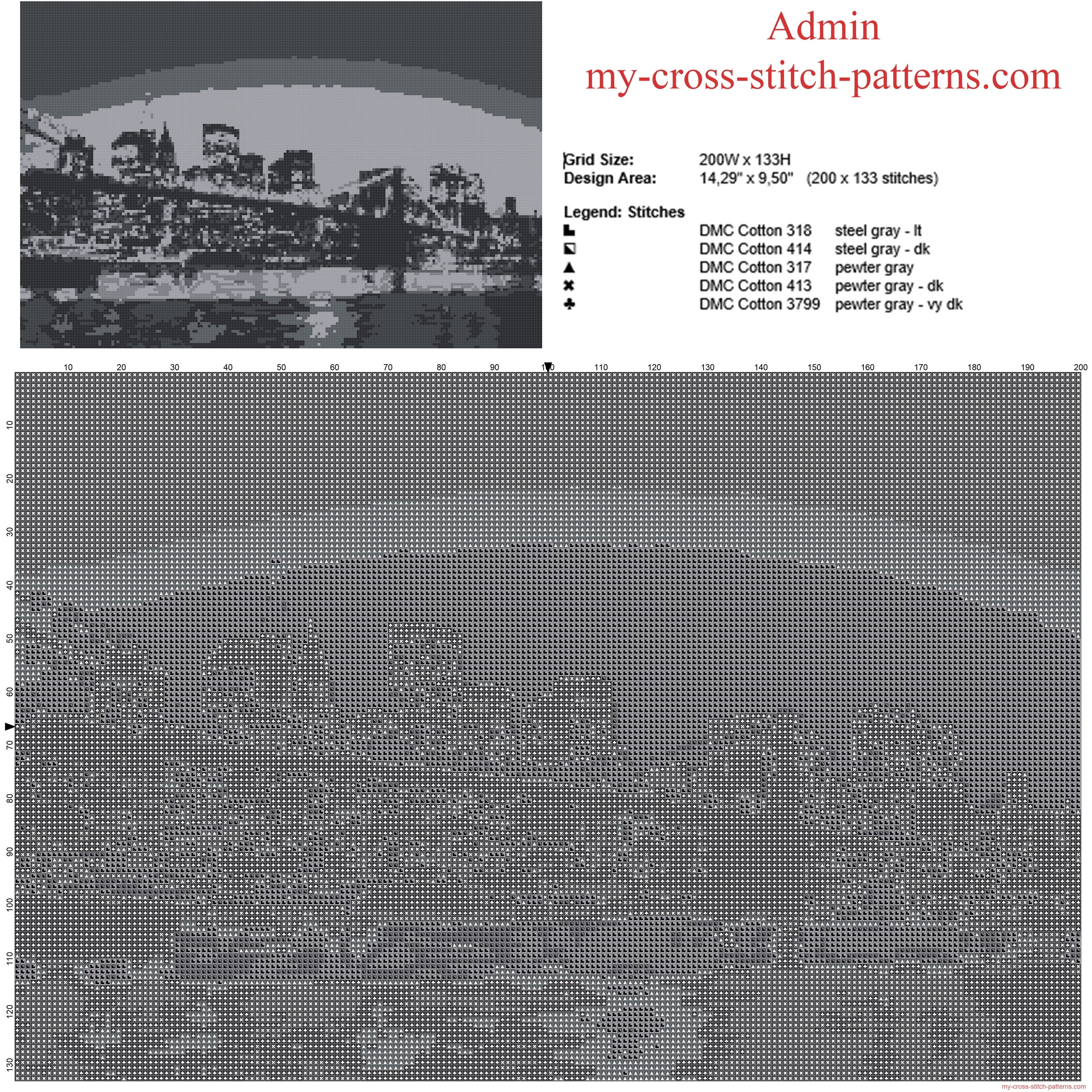 new_york_skyline_black_and_white_colors_home_painting_idea_cross_stitch_pattern_200_x_133