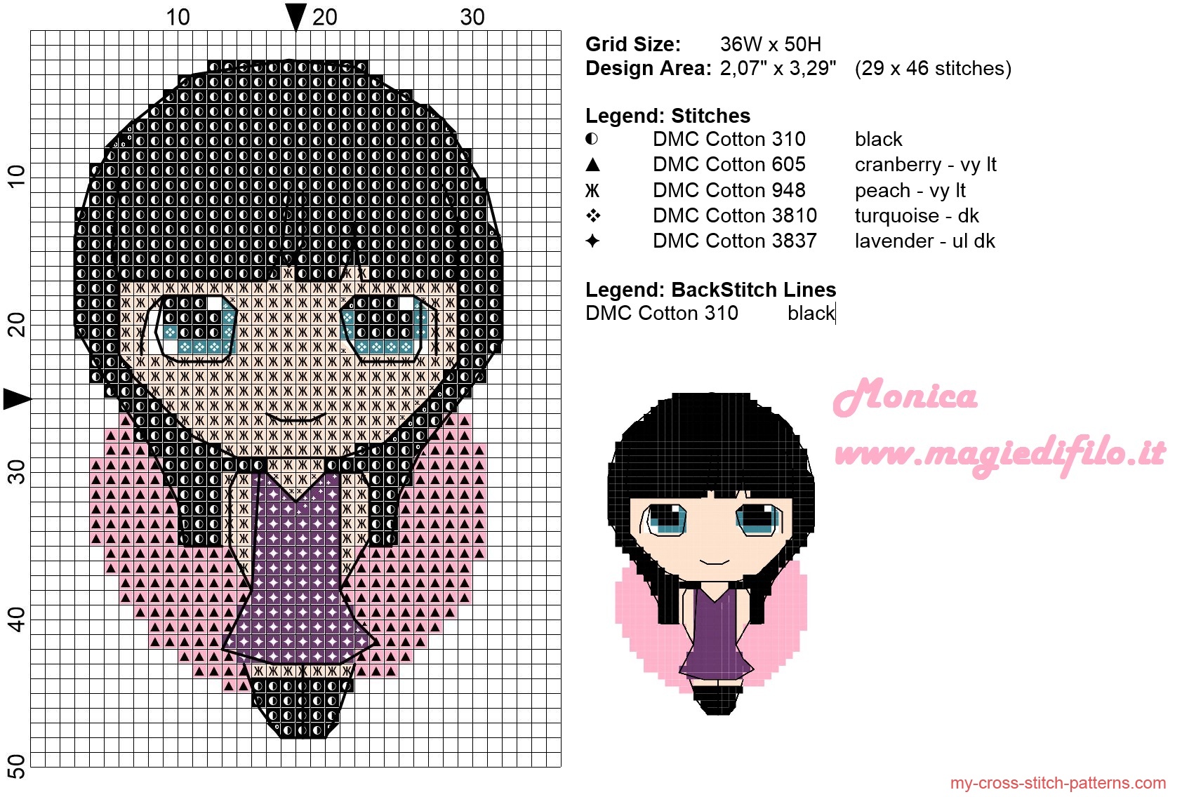 nico_robin_one_piece_cross_stitch_pattern_