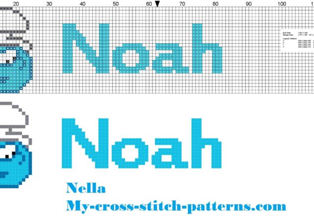 noah_name_with_baby_smurf