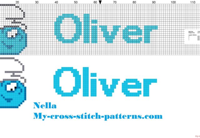 oliver_name_with_baby_smurf