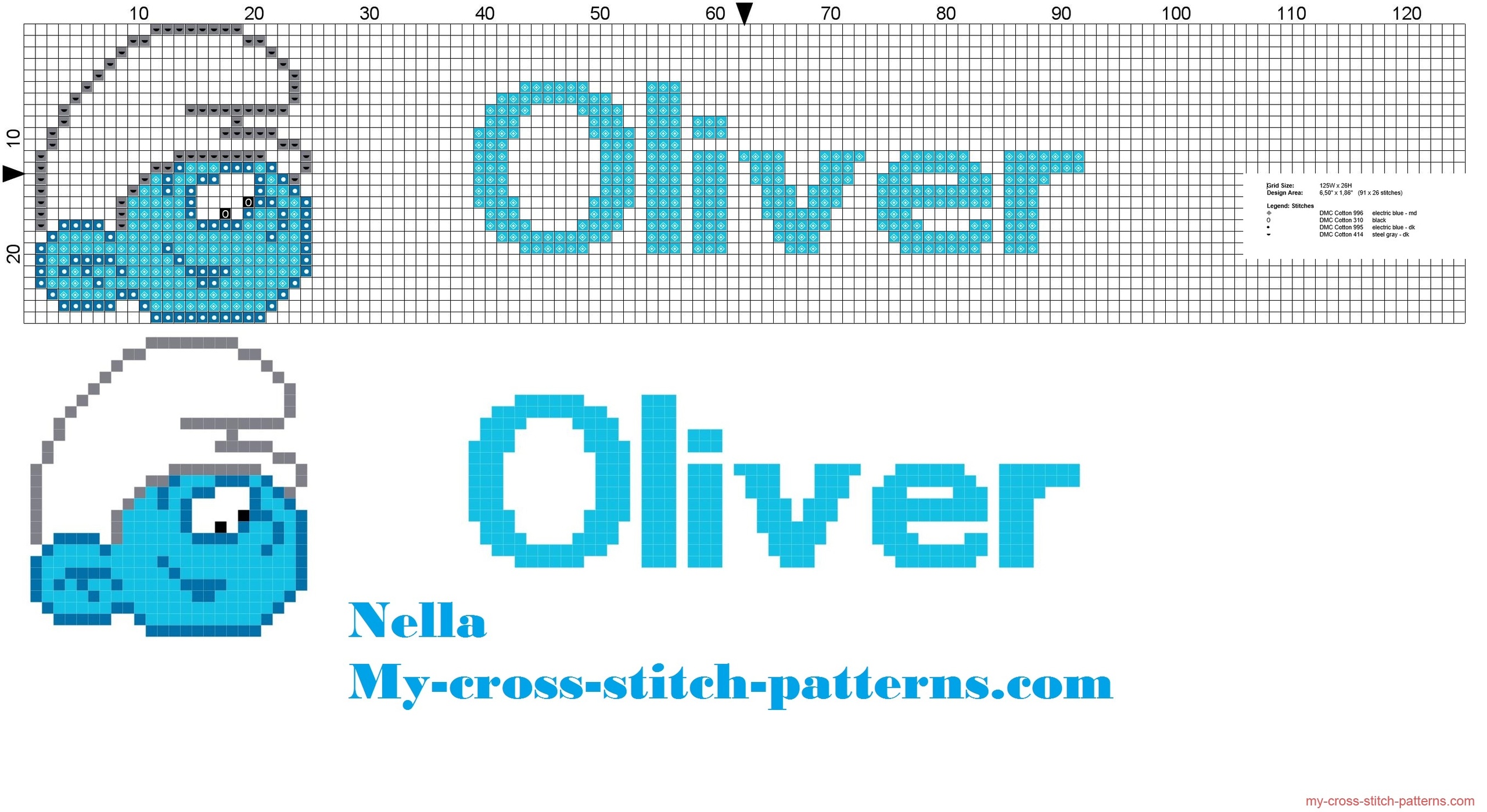 oliver_name_with_baby_smurf