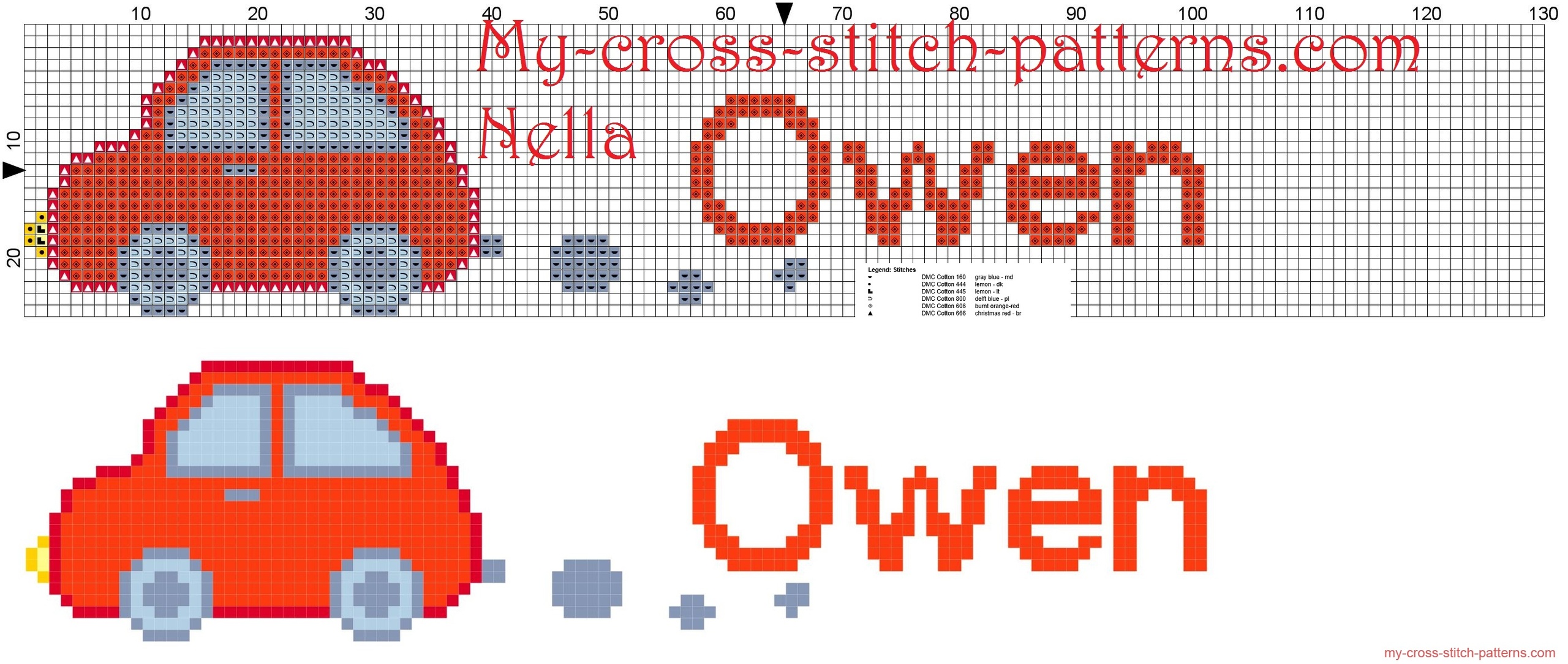 owen__name_with_toy_car_cross_stitch_patterns