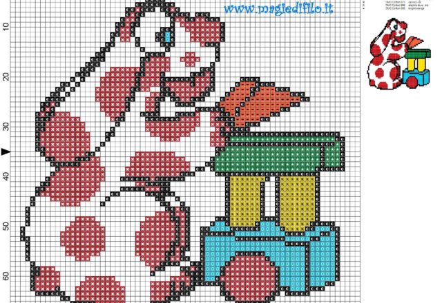 pimpa_with_toys_cross_stitch_pattern_