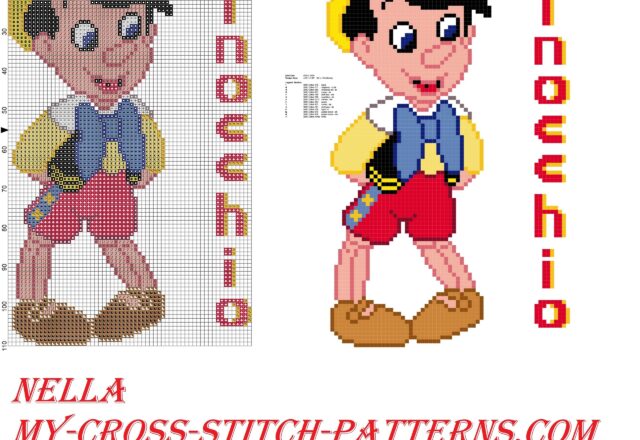 pinocchio_with_written_cross_stitch_patterns