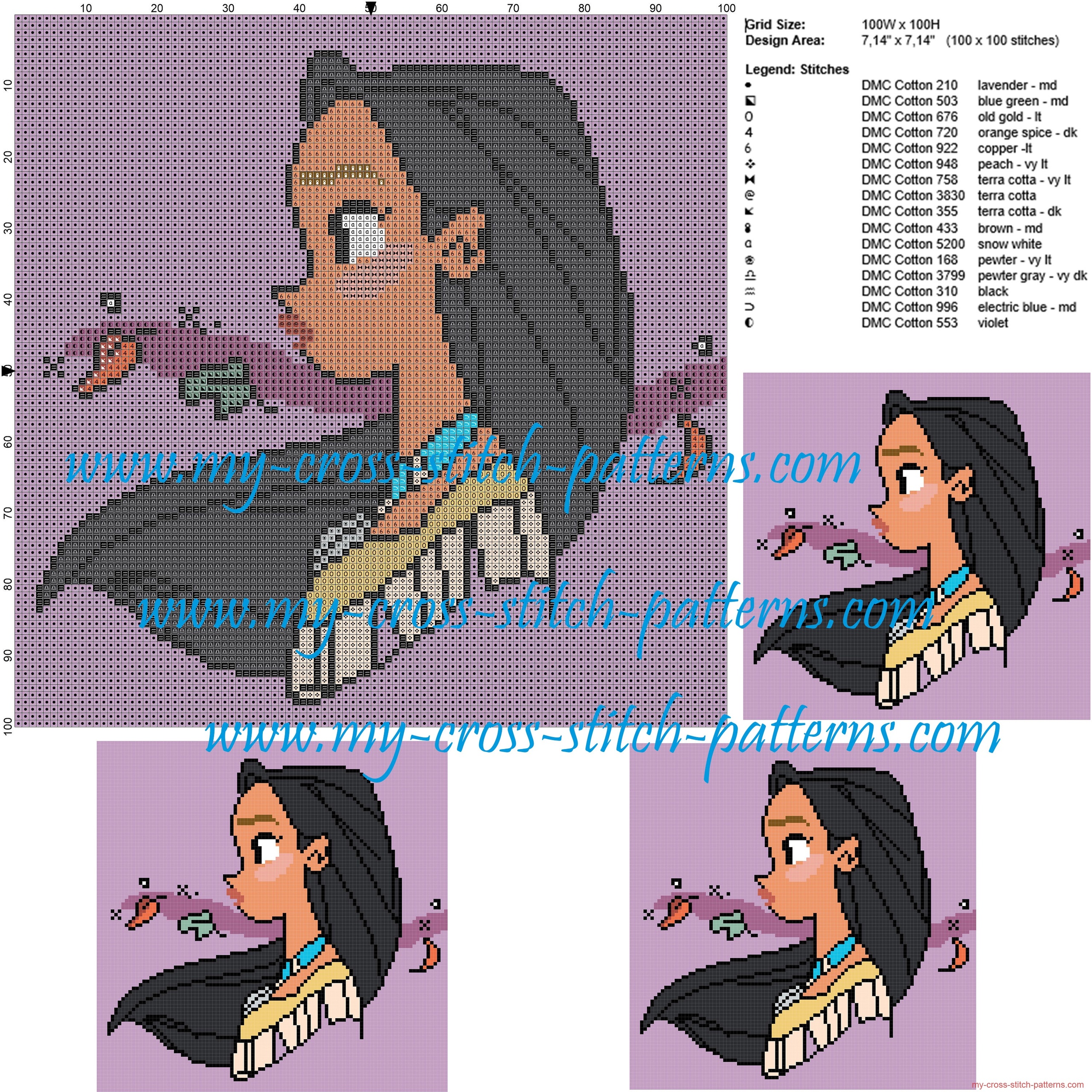 pocahontas_cross_stitch_pattern__2