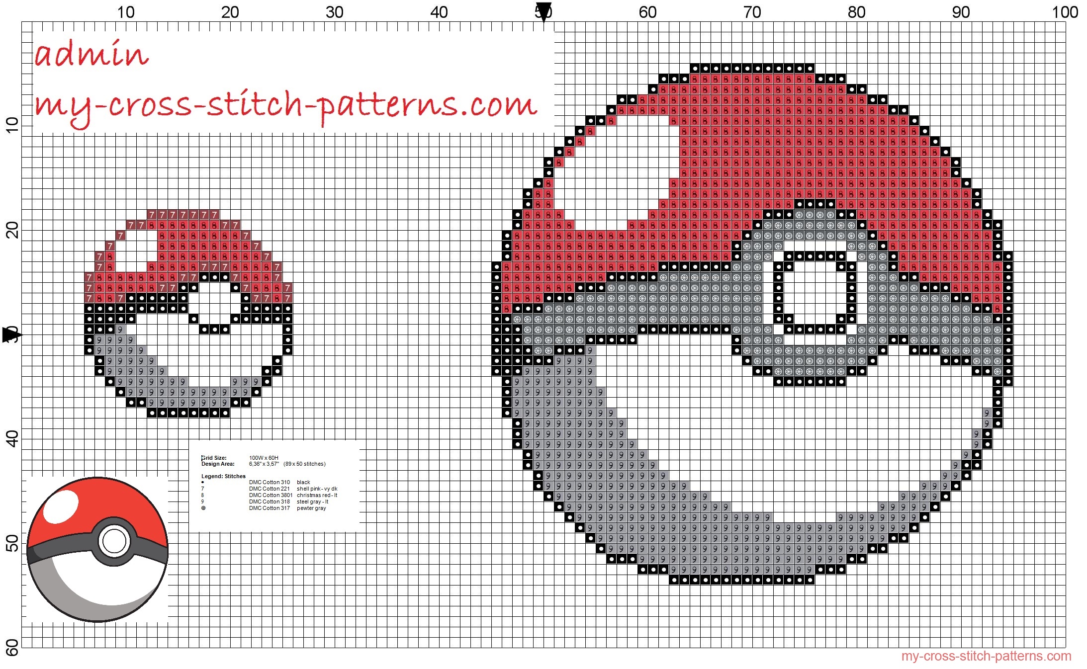pokeball_20x20_and_50x50_free_cross_stitch_pattern