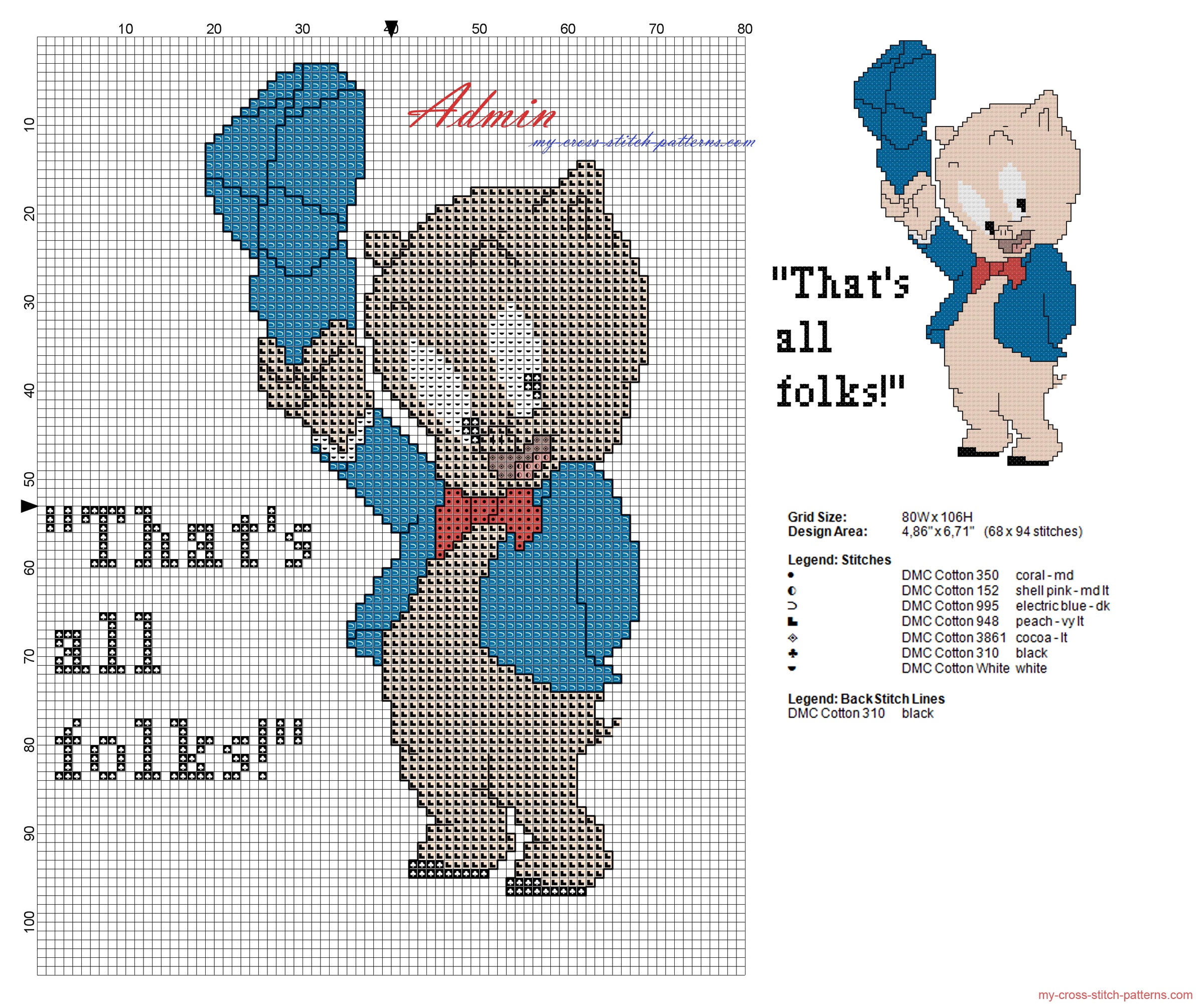 porky_pig_looney_tunes_simple_cross_stitch_pattern_with_use_of_back_stitch